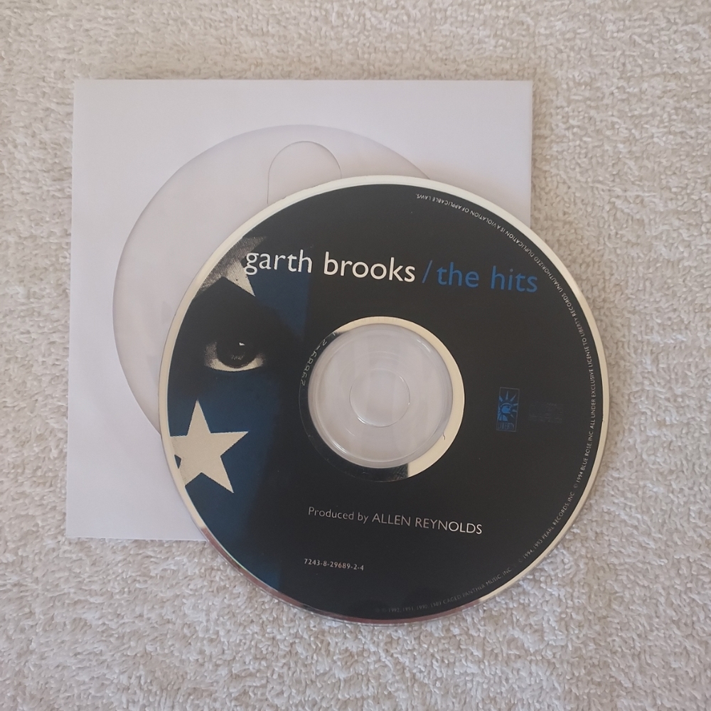 Garth Brooks The Hits CD Only Pre-Owned Tested Working Some Scratches Good Cd